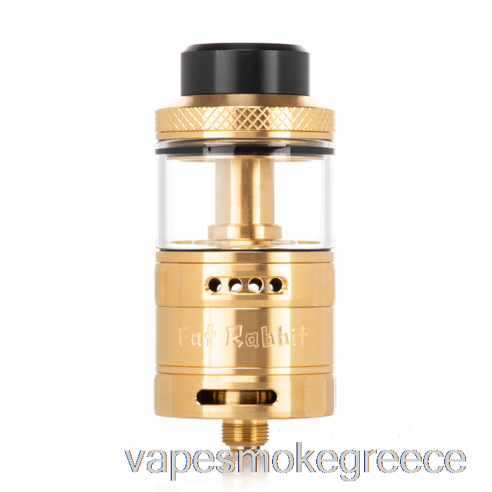 Vape Greece Hellvape χοντρό κουνέλι σόλο 25mm Rta χρυσό